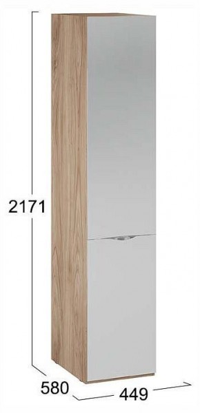 Шкаф для белья Глосс СМ-319.07.002 в Еманжелинске - emanzhelinsk.ok-mebel.com | фото 4