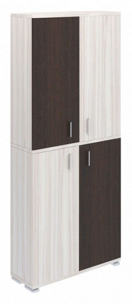 Шкаф книжный Домино ПУ-30-3 в Еманжелинске - emanzhelinsk.ok-mebel.com | фото