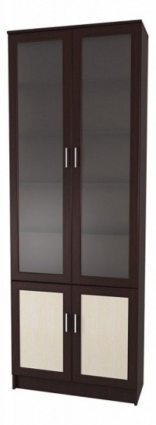 Шкаф книжный Мебелайн-4 в Еманжелинске - emanzhelinsk.ok-mebel.com | фото