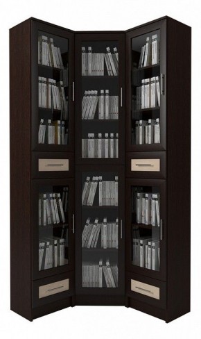 Шкаф книжный Мебелайн-46 в Еманжелинске - emanzhelinsk.ok-mebel.com | фото