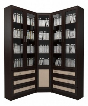 Шкаф книжный Мебелайн-55 в Еманжелинске - emanzhelinsk.ok-mebel.com | фото