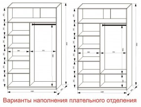 Шкаф-купе 1400 серии SOFT D8+D2+B2+PL4 (2 ящика+F обр.штанга) профиль «Графит» в Еманжелинске - emanzhelinsk.ok-mebel.com | фото 8