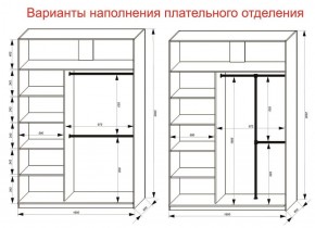 Шкаф-купе 1600 серии SOFT D8+D2+B2+PL4 (2 ящика+F обр.штанга) профиль «Графит» в Еманжелинске - emanzhelinsk.ok-mebel.com | фото 8