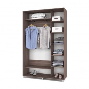 РОЛАНД Шкаф-купе Шимо темный (450*1400) Р441 в Еманжелинске - emanzhelinsk.ok-mebel.com | фото 3