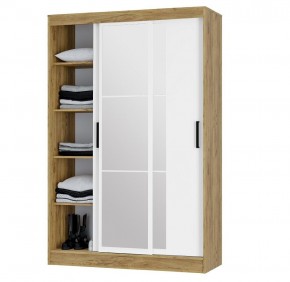 Шкаф-купе Тайм ШКК-03 (крафт/белый) в Еманжелинске - emanzhelinsk.ok-mebel.com | фото 3