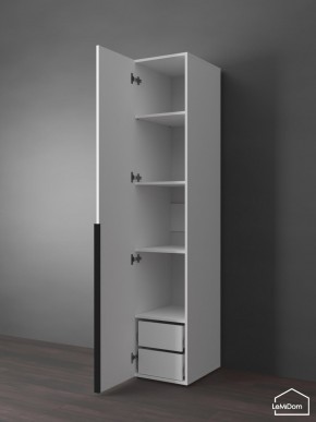 Шкаф Linnea MHR-1-3 2050х400х510 (Белый-М 11.1.2) в Еманжелинске - emanzhelinsk.ok-mebel.com | фото 5
