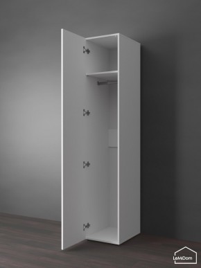 Шкаф Linnea MHR-1PO 2050х400х510 (Белый-М 11.1.2) в Еманжелинске - emanzhelinsk.ok-mebel.com | фото 4