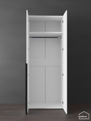 Шкаф Linnea MHR-2 2050х800х510 (Белый-М 11.1.2) в Еманжелинске - emanzhelinsk.ok-mebel.com | фото 4