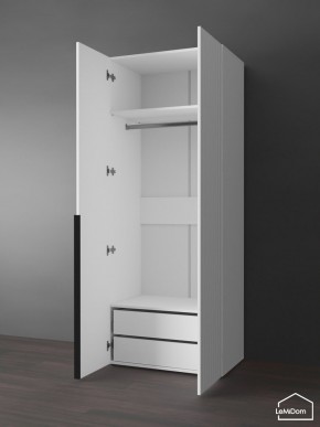 Шкаф Linnea MHR-2-3 2050х800х510 (Белый-М 11.1.1) в Еманжелинске - emanzhelinsk.ok-mebel.com | фото 6