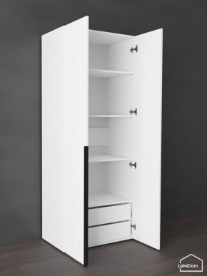 Шкаф Linnea MHR-2-4 2050х800х510 (Белый-М 11.1.1) в Еманжелинске - emanzhelinsk.ok-mebel.com | фото 6