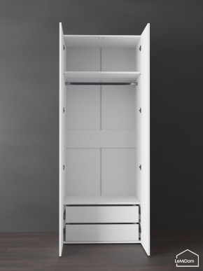 Шкаф Linnea MHR-2PO-3 2050х800х510 (Белый-М 11.1.2) в Еманжелинске - emanzhelinsk.ok-mebel.com | фото 4