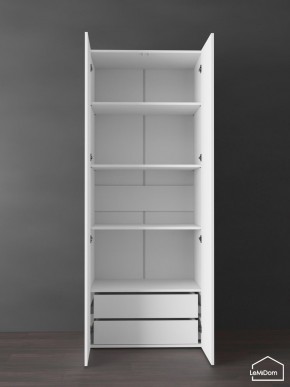 Шкаф Linnea MHR-2PO-4 2050х800х510 (Белый-М 11.1.2) в Еманжелинске - emanzhelinsk.ok-mebel.com | фото 5