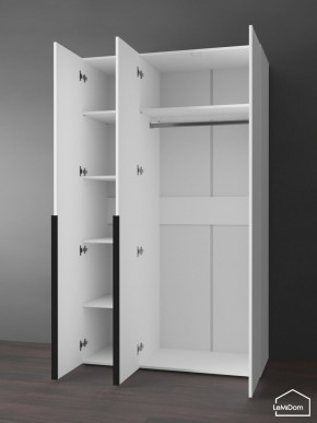 Шкаф Linnea MHR-3-1 2050х1200х510 (Белый-М 11.1.2) в Еманжелинске - emanzhelinsk.ok-mebel.com | фото 5