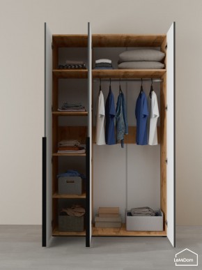 Шкаф Linnea MHR-3-1 2050х1200х510 (ДВ-М 11.1.25) в Еманжелинске - emanzhelinsk.ok-mebel.com | фото 4