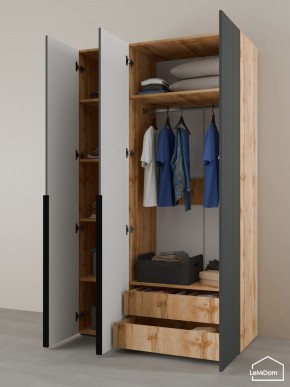 Шкаф Linnea MHR-3-2 2050х1200х510 (ДВ-М 11.1.25) в Еманжелинске - emanzhelinsk.ok-mebel.com | фото 6