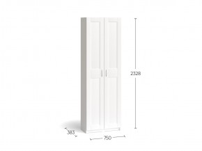 Шкаф МАКС двухдверный узкий, цвет белый в Еманжелинске - emanzhelinsk.ok-mebel.com | фото 3