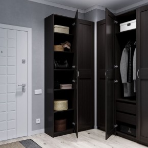 Шкаф МАКС однодверный узкий, цвет Дуб Венге в Еманжелинске - emanzhelinsk.ok-mebel.com | фото 4