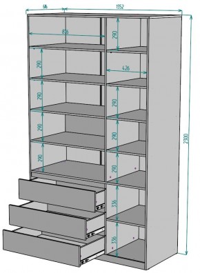 Шкаф Мальта H211 в Еманжелинске - emanzhelinsk.ok-mebel.com | фото 2