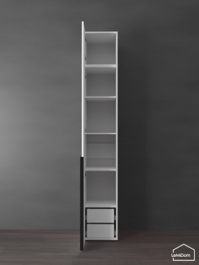 Шкаф с антресолью Linnea MHR-1A-4 2450х400х510 (Белый-М 11.1.2) в Еманжелинске - emanzhelinsk.ok-mebel.com | фото 6