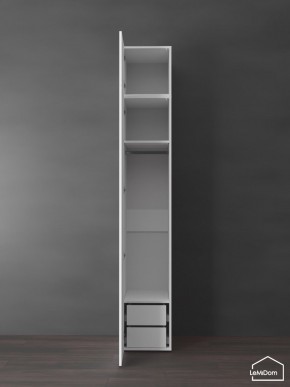 Шкаф с антресолью Linnea MHR-1POA-3 2450х400х510 (Белый-М 11.1.2) в Еманжелинске - emanzhelinsk.ok-mebel.com | фото 5