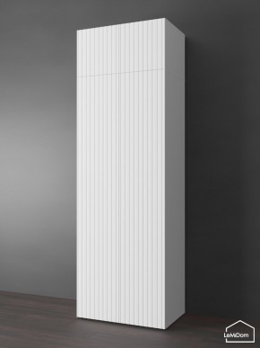 Шкаф с антресолью Linnea MHR-2POA-1 2450х800х510 (Белый-М 11.1.2) в Еманжелинске - emanzhelinsk.ok-mebel.com | фото