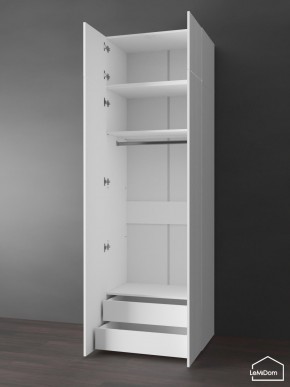 Шкаф с антресолью Linnea MHR-2POA-3 2450х800х510 (Белый-М 11.1.1) в Еманжелинске - emanzhelinsk.ok-mebel.com | фото 6
