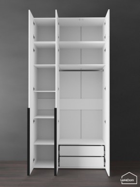 Шкаф с антресолью Linnea MHR-3A-2 2450х1200х510 (Белый-М 11.1.1) в Еманжелинске - emanzhelinsk.ok-mebel.com | фото 6