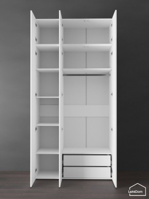 Шкаф с антресолью Linnea MHR-3POA-2 2450х1200х510 (Белый-М 11.1.2) в Еманжелинске - emanzhelinsk.ok-mebel.com | фото 6