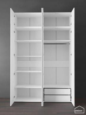 Шкаф с антресолью Linnea MHR-4POA-2 2450х1600х510 (Белый-М 11.1.1) в Еманжелинске - emanzhelinsk.ok-mebel.com | фото 5