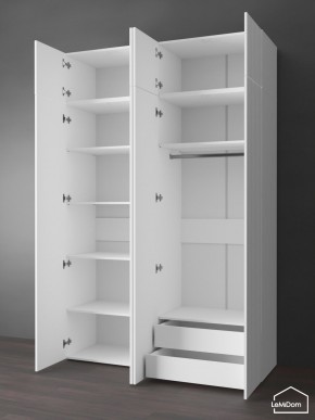 Шкаф с антресолью Linnea MHR-4POA-2 2450х1600х510 (Белый-М 11.1.2) в Еманжелинске - emanzhelinsk.ok-mebel.com | фото 6