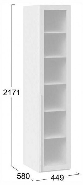 Шкаф-витрина Порто СМ-393.07.008 в Еманжелинске - emanzhelinsk.ok-mebel.com | фото 3