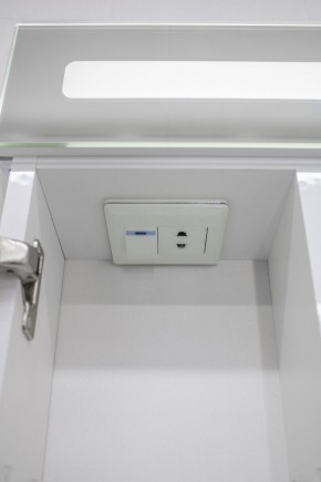 Шкаф-зеркало Аврора 60 с подсветкой LED Домино (DV8005HZ) в Еманжелинске - emanzhelinsk.ok-mebel.com | фото 10