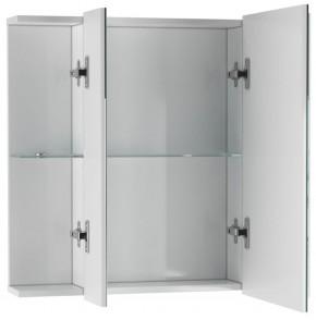 Шкаф-зеркало Мега 75 АЙСБЕРГ (DM4604HZ) в Еманжелинске - emanzhelinsk.ok-mebel.com | фото 3