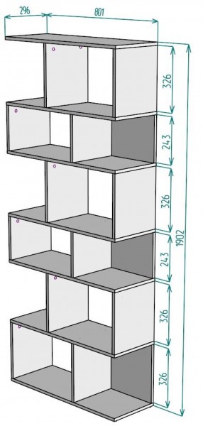 Стеллаж S7 1902х801х296 в Еманжелинске - emanzhelinsk.ok-mebel.com | фото 2