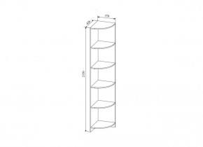 СКАНДИ СДУ370.1 Стеллаж угловой в Еманжелинске - emanzhelinsk.ok-mebel.com | фото 2
