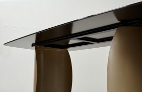 Стол BRONTE 220 KL-188 Контрастный мрамор матовый, итальянская керамика/ Шампань, ®DISAUR в Еманжелинске - emanzhelinsk.ok-mebel.com | фото 6