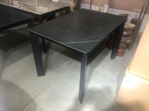 Стол CORNER 120 MATT BLACK MARBLE SOLID CERAMIC / BLACK, ®DISAUR в Еманжелинске - emanzhelinsk.ok-mebel.com | фото 10