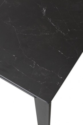 Стол CORNER 120 MATT BLACK MARBLE SOLID CERAMIC / BLACK, ®DISAUR в Еманжелинске - emanzhelinsk.ok-mebel.com | фото 5