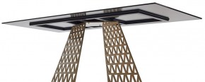 Стол ENNA 220 KL-188 Контрастный мрамор матовый, итальянская керамика/ каркас цвета шампань, ®DISAUR в Еманжелинске - emanzhelinsk.ok-mebel.com | фото 12