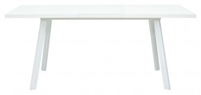Стол ФИН 120 Белый, стекло/ Белый каркас М-City в Еманжелинске - emanzhelinsk.ok-mebel.com | фото 2