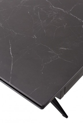 Стол FORIO 160 MATT BLACK MARBLE SOLID CERAMIC / BLACK, ®DISAUR в Еманжелинске - emanzhelinsk.ok-mebel.com | фото 9