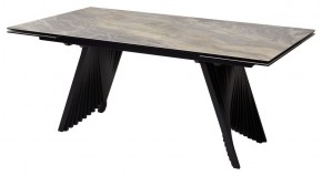 Стол IVAR 180 MARBLES KL-80 Серый мрамор, итальянская керамика, ®DISAUR в Еманжелинске - emanzhelinsk.ok-mebel.com | фото 2