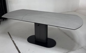 Стол KAI 140 TL-58 поворотная система раскладки, испанская керамика / Темно-серый / Черный, ®DISAUR в Еманжелинске - emanzhelinsk.ok-mebel.com | фото 4