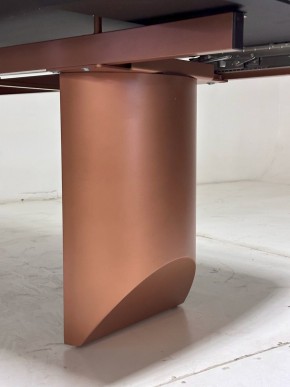 Стол ПУАНТО 200 TITANIUM LAWA NERO, керамика / МЕДЬ каркас М-City в Еманжелинске - emanzhelinsk.ok-mebel.com | фото 5