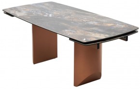 Стол ПУАНТО 200 TITANIUM LAWA NERO, керамика / МЕДЬ каркас М-City в Еманжелинске - emanzhelinsk.ok-mebel.com | фото 8