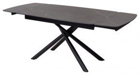 Стол RIVOLI 140 MATT BLACK MARBLE SOLID CERAMIC / BLACK, ®DISAUR в Еманжелинске - emanzhelinsk.ok-mebel.com | фото 7
