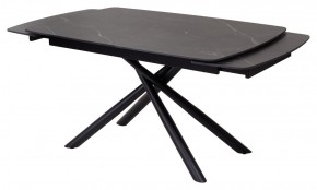 Стол RIVOLI 140 MATT BLACK MARBLE SOLID CERAMIC / BLACK, ®DISAUR в Еманжелинске - emanzhelinsk.ok-mebel.com | фото 8
