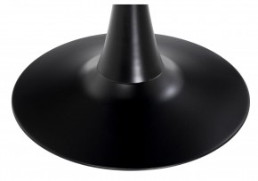 Стол стеклянный Tulip 90 black glass в Еманжелинске - emanzhelinsk.ok-mebel.com | фото 3