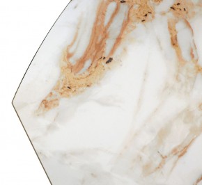 Стол TERAMO 135 GLOSS GRAND JADE SOLID CERAMIC, керамика, поворотн.механизм / Черный каркас, ®DISAUR в Еманжелинске - emanzhelinsk.ok-mebel.com | фото 13