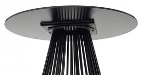 Стол TERNI 120 MATT BLACK MARBLE SOLID CERAMIC Черный мрамор матовый, керамика /Черн.каркас, ®DISAUR в Еманжелинске - emanzhelinsk.ok-mebel.com | фото 6